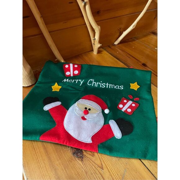 Large Felt Santa Christmas Gifts Bag 28 X 18 In - Picture 2 of 2